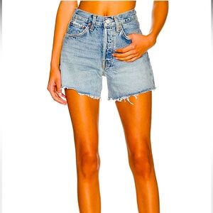 AGOLDE Parker long denim shorts size 24 B1076